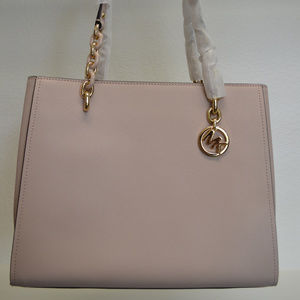 NWT Michael Kors Sofia Ballet Large Tote Leatherv